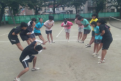 宮城県中学校総合体育大会ソフトテニス競技！